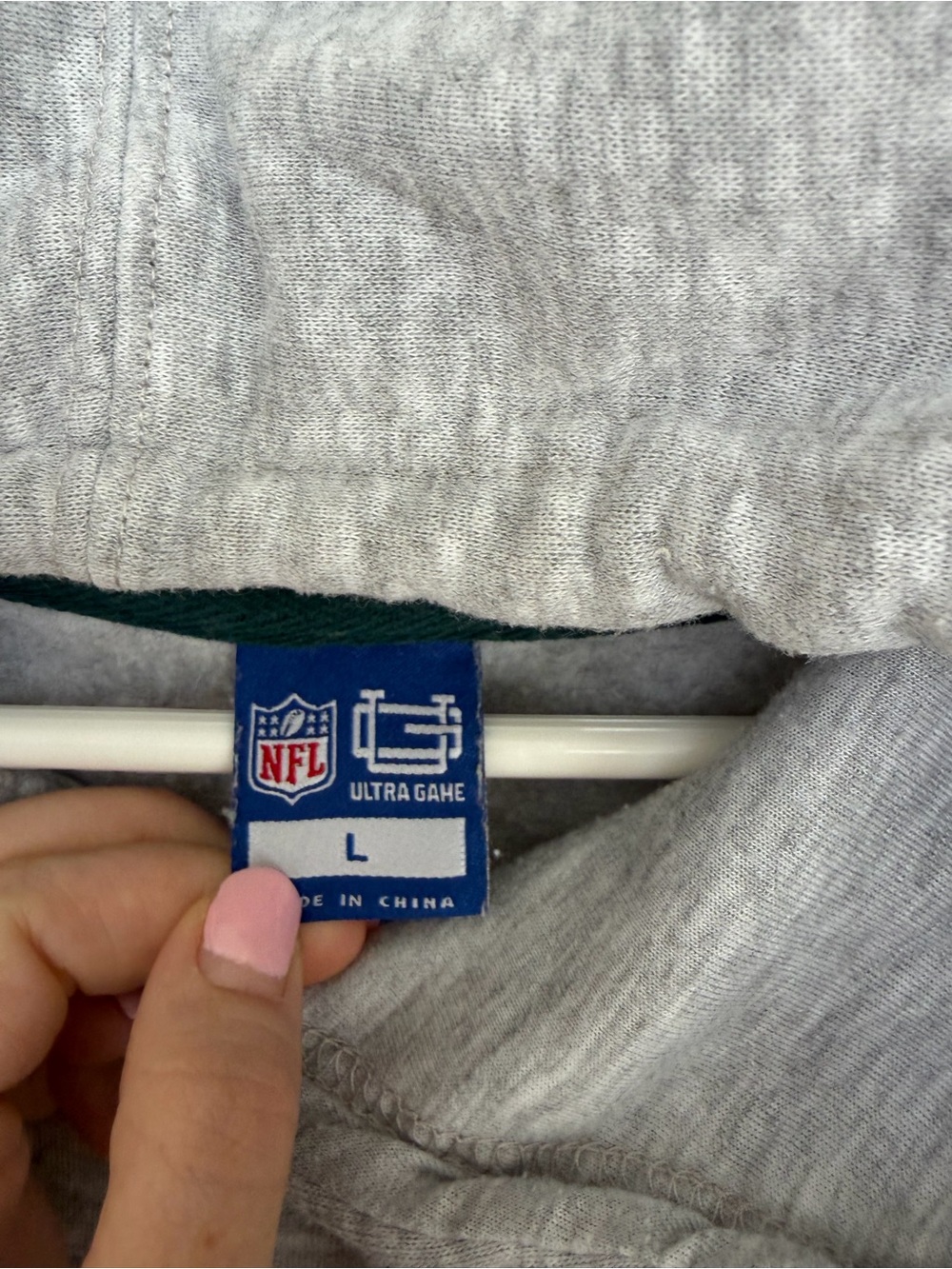 NFL Philadelphia Eagle Hoodie Sweatshirt Size Large - Picture 4 of 5